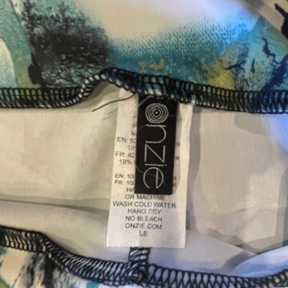 NEW! Onzie Forest Print Full Length Leggings Size Small/Medium - Picture 7 of 11